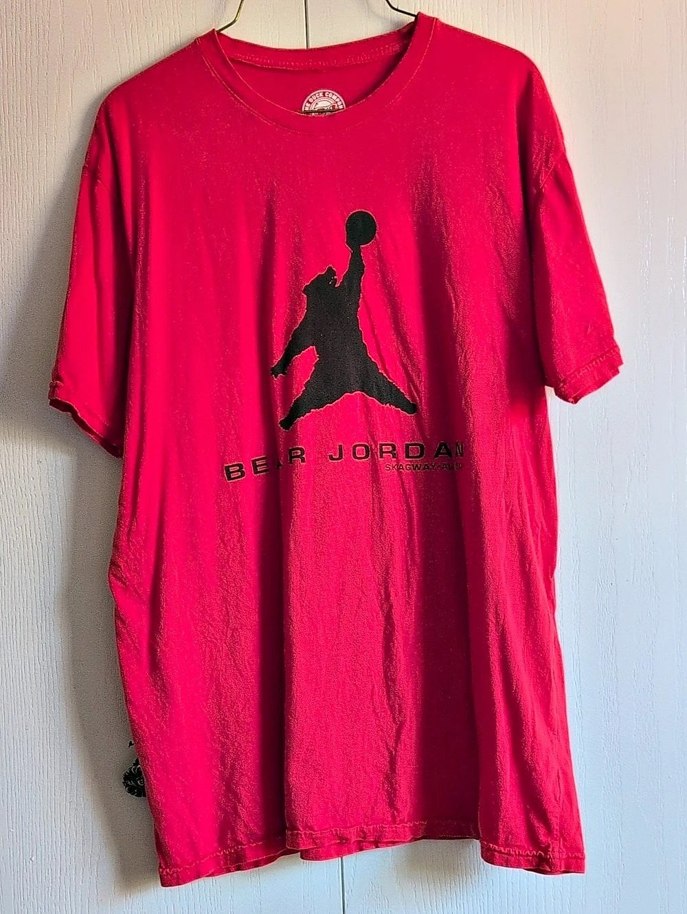 The Duck Company Bear Jordan Skagway Alaska Graphic Tee Size Large